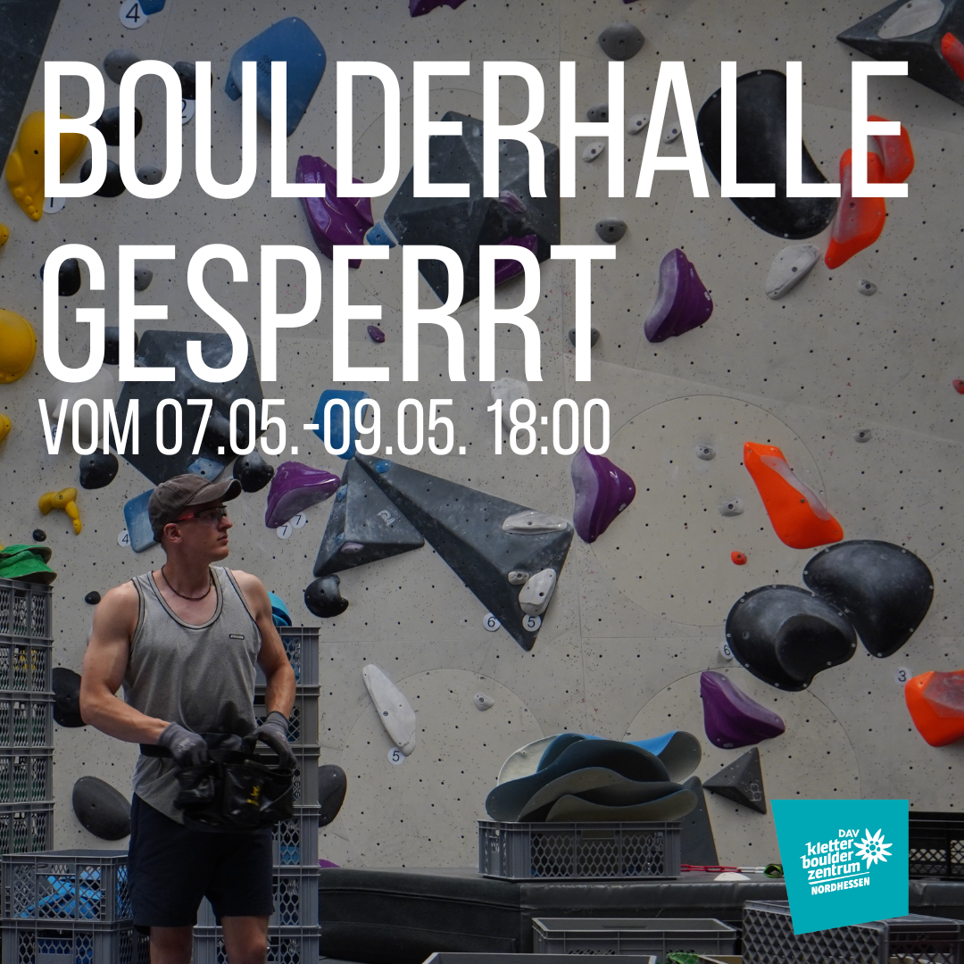Boulderhalle gesperrt